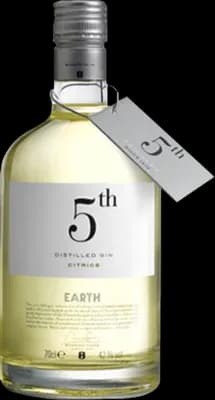 Bouteille de spiritueux : Citrics Earth de la marque 5th Gin