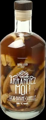 Bouteille de spiritueux : Arrangez-Moi Cacao-Banane-Cannelle de la marque Quai Sud