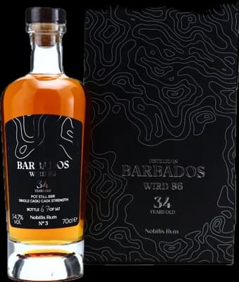 Bouteille de spiritueux : No. 3 Rockley de la marque West Indies