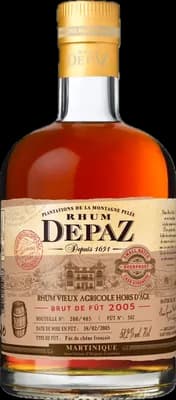Bouteille de spiritueux : Small Batch de la marque Depaz