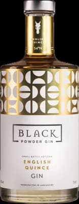 Bouteille de spiritueux : English Quince Gin de la marque Black Powder