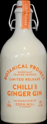 Bouteille de spiritueux : Chilli & Ginger Gin - Botanical Project Limited Release de la marque Eden Mill