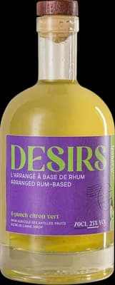 Bouteille de spiritueux : DESIRS - Ti Punch Citron Vert de la marque Rhum Désirs
