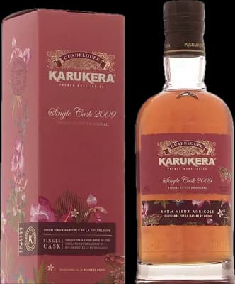 Bouteille de spiritueux : Single Cask de la marque Karukera