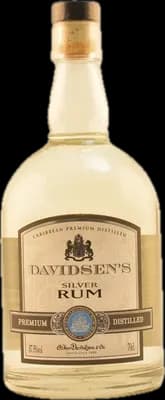 Bouteille de spiritueux : Davidsen’s Silver Rum de la marque Davidsen's & Co