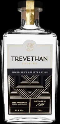 Bouteille de spiritueux : Chauffeur's Reserve Cornish Gin de la marque Trevethan