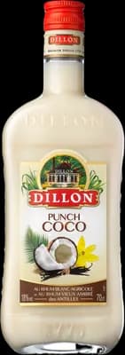Bouteille de spiritueux : Punch Coco de la marque Dillon