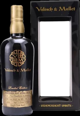 Bouteille de spiritueux : The Spirit of Art Jamaica Blend «Esters' Delight» de la marque Valinch & Mallet
