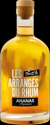 Bouteille de spiritueux : Les Arrangés Du Rhum Ananas Agrumes de la marque Breiz’île