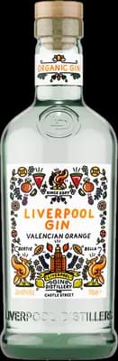 Bouteille de spiritueux : Liverpool Gin Valencian Orange de la marque Liverpool Gin Distillery