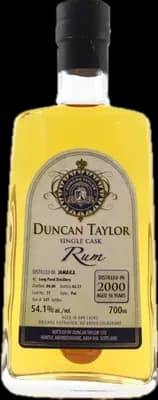Bouteille de spiritueux : Single Cask Rum 2000 Aged 16 Years (Long Pond Distillery) de la marque Duncan Taylor