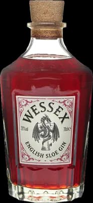 Bouteille de spiritueux : English Sloe Gin de la marque Wessex