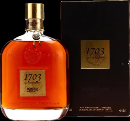 Bouteille de spiritueux : Old Cask Selection 1703 de la marque Mount Gay