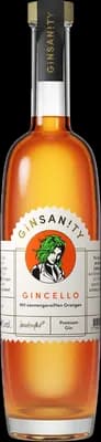 Bouteille de spiritueux : Gincello de la marque Ginsanity