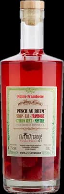 Bouteille de spiritueux : Punch au Rhum Mojito Framboise de la marque L'Arôm'Arrangé