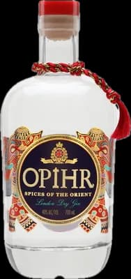 Bouteille de spiritueux : Oriental Spiced London Dry Gin de la marque Opihr