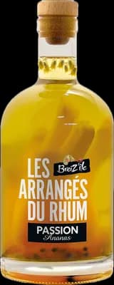 Bouteille de spiritueux : Les Arrangés Du Rhum Passion Ananas de la marque Breiz’île