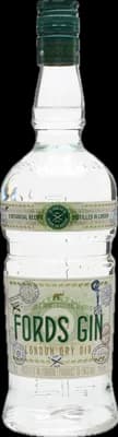 Bouteille de spiritueux : London Dry Gin de la marque Fords
