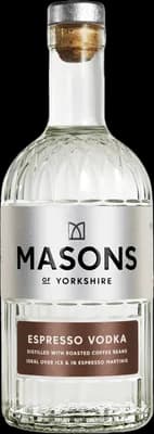 Bouteille de spiritueux : Espresso Vodka de la marque Masons Of Yorkshire