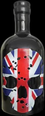 Bouteille de spiritueux : The Union Jack de la marque Ghost Vodka