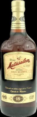 Bouteille de spiritueux : Gran Reserva 18 Años de la marque Matusalem