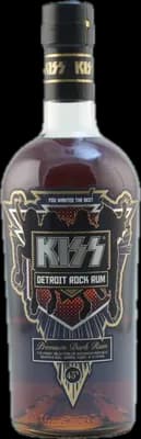 Bouteille de spiritueux : Detroit Rock Rum de la marque Kiss