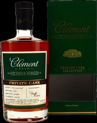 Bouteille de spiritueux : Private Cask de la marque Clément