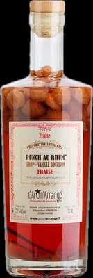 Bouteille de spiritueux : Punch au Rhum Fraise de la marque L'Arôm'Arrangé