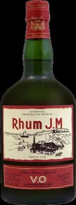 Bouteille de spiritueux : VO de la marque Rhum J.M