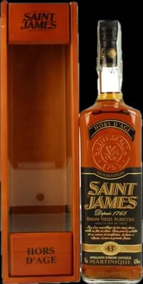 Bouteille de spiritueux : Hors d'Age de la marque Saint James