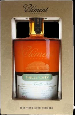 Bouteille de spiritueux : Single Cask Vanille Intense de la marque Clément