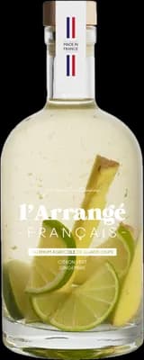 Bouteille de spiritueux : Citron Vert Gingembre de la marque L’Arrangé Français