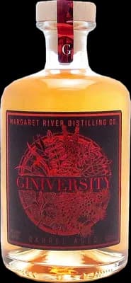 Bouteille de spiritueux : Barrel Aged Gin de la marque Giniversity