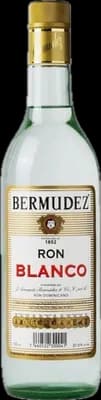 Bouteille de spiritueux : Ron Blanco de la marque Bermudez