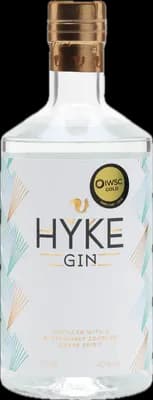 Bouteille de spiritueux : Gin de la marque Hyke