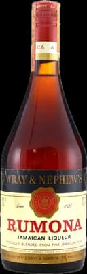 Bouteille de spiritueux : Rumona Liqueur de la marque J. Wray & Nephew LTD.