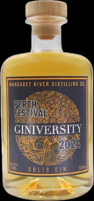 Bouteille de spiritueux : Giniversity X Perth Festival Solis Gin de la marque Giniversity