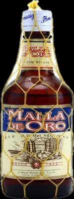 Bouteille de spiritueux : Ron Dominicano de la marque Malla de Oro