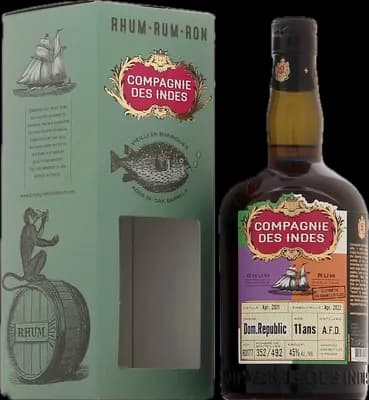 Bouteille de spiritueux : Dominican Republic de la marque Compagnie des Indes