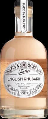Bouteille de spiritueux : English Rhubarb Gin Liqueur de la marque Tiptree
