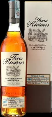 Bouteille de spiritueux : Single Cask de la marque Trois Rivières