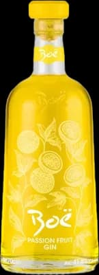 Bouteille de spiritueux : Passion Fruit Gin de la marque Boë Scottish Gin