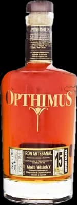 Bouteille de spiritueux : 15 Años Malt Whisky Finish de la marque Opthimus