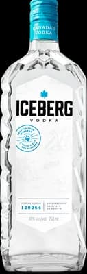 Bouteille de spiritueux : Iceberg Vodka de la marque Iceberg