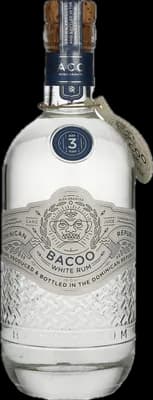 Bouteille de spiritueux : White Rum 3 Years de la marque Bacoo