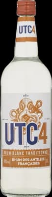 Bouteille de spiritueux : Rhum Blanc Traditionnel des Antilles Françaises de la marque UTC4