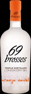 Bouteille de spiritueux : Naranja Navelina de la marque 69 Brosses