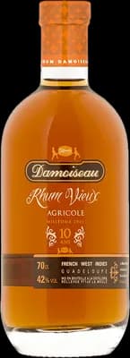Bouteille de spiritueux : Rhum Vieux Millésime 2001 10 ans de la marque Damoiseau