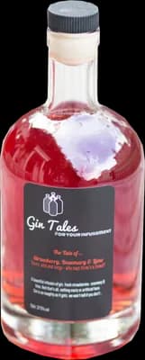 Bouteille de spiritueux : Strawberry, Rosemary & Lime de la marque Gin Tales