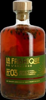 Bouteille de spiritueux : N°03 Ananas Victoria, Fruit de la Passion & Fleur d’Hibiscus de la marque La Fabrique de l’Arrangé